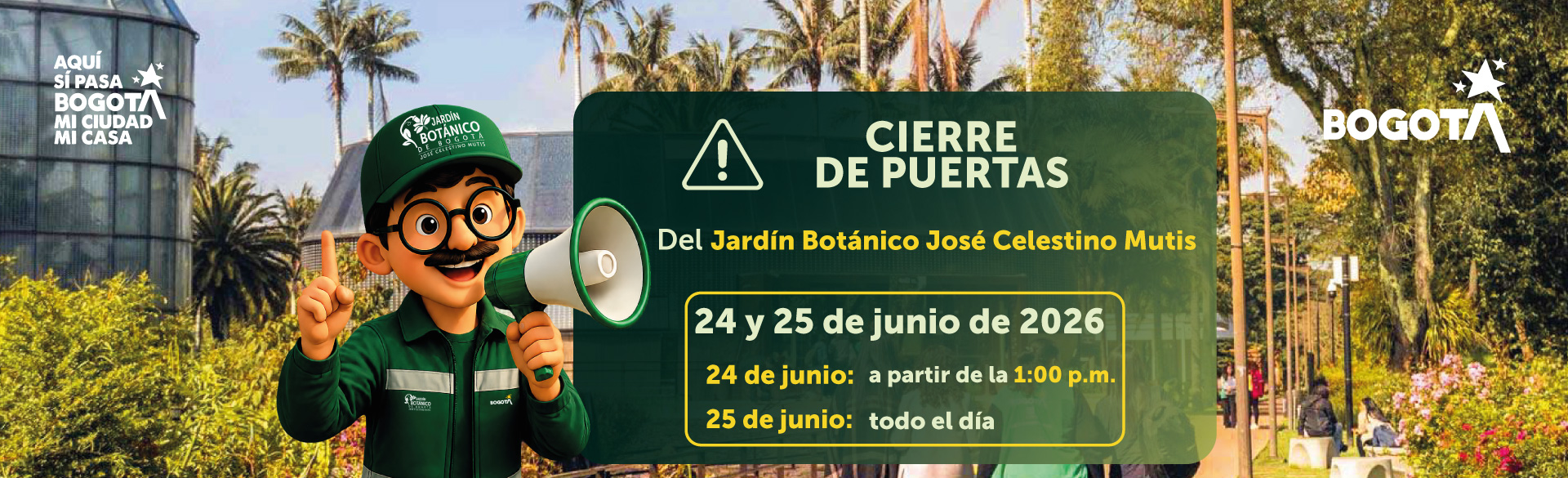 Banner cierre de puertas 24 y 25 junio 2026 Banner cierre de puertas 24 y 25 junio 2026