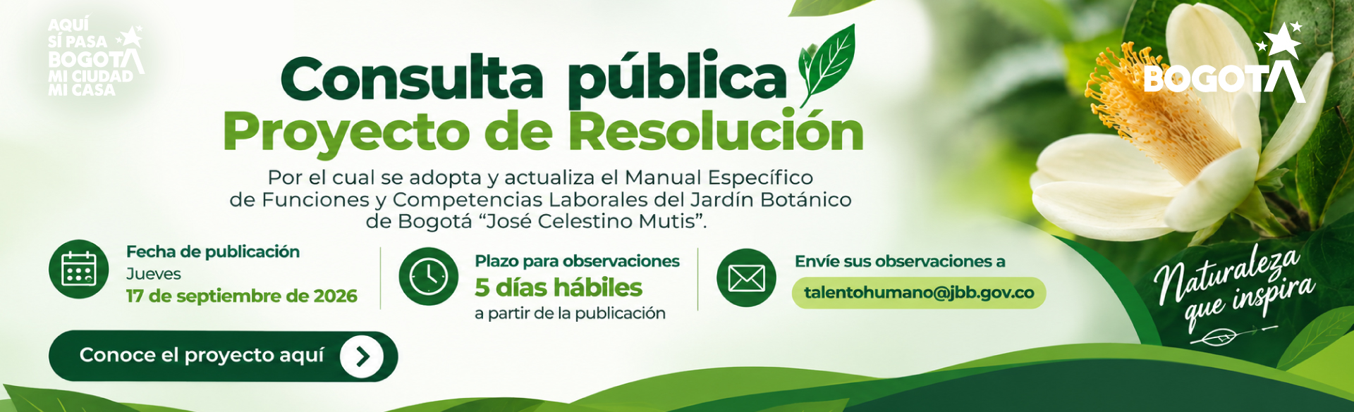 Consulta publica proyecto resolución septiembre 2026 Consulta publica proyecto resolución septiembre 2026