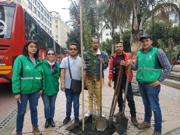 Líderes LGBTI en el centro de Bogotá