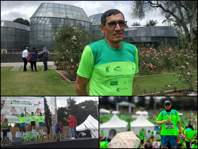 El campesino atleta que reverdece Bogotá