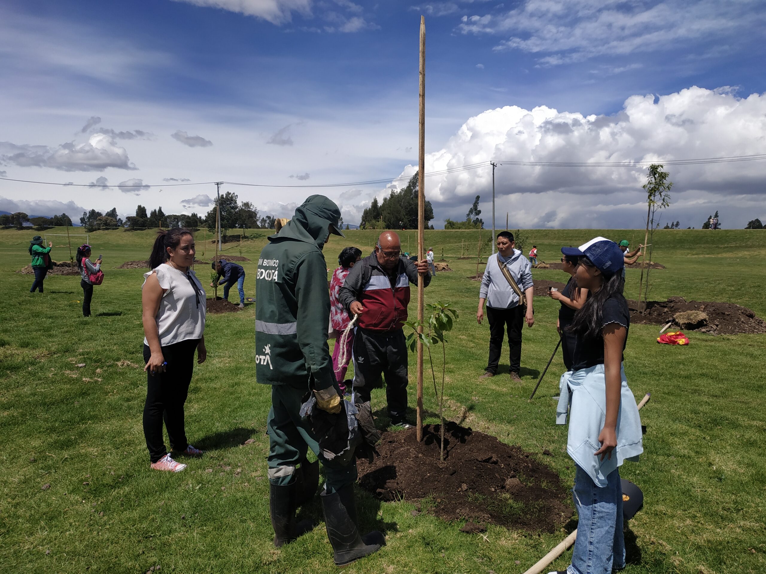 Una plantación con mensaje ancestral en Fontibón