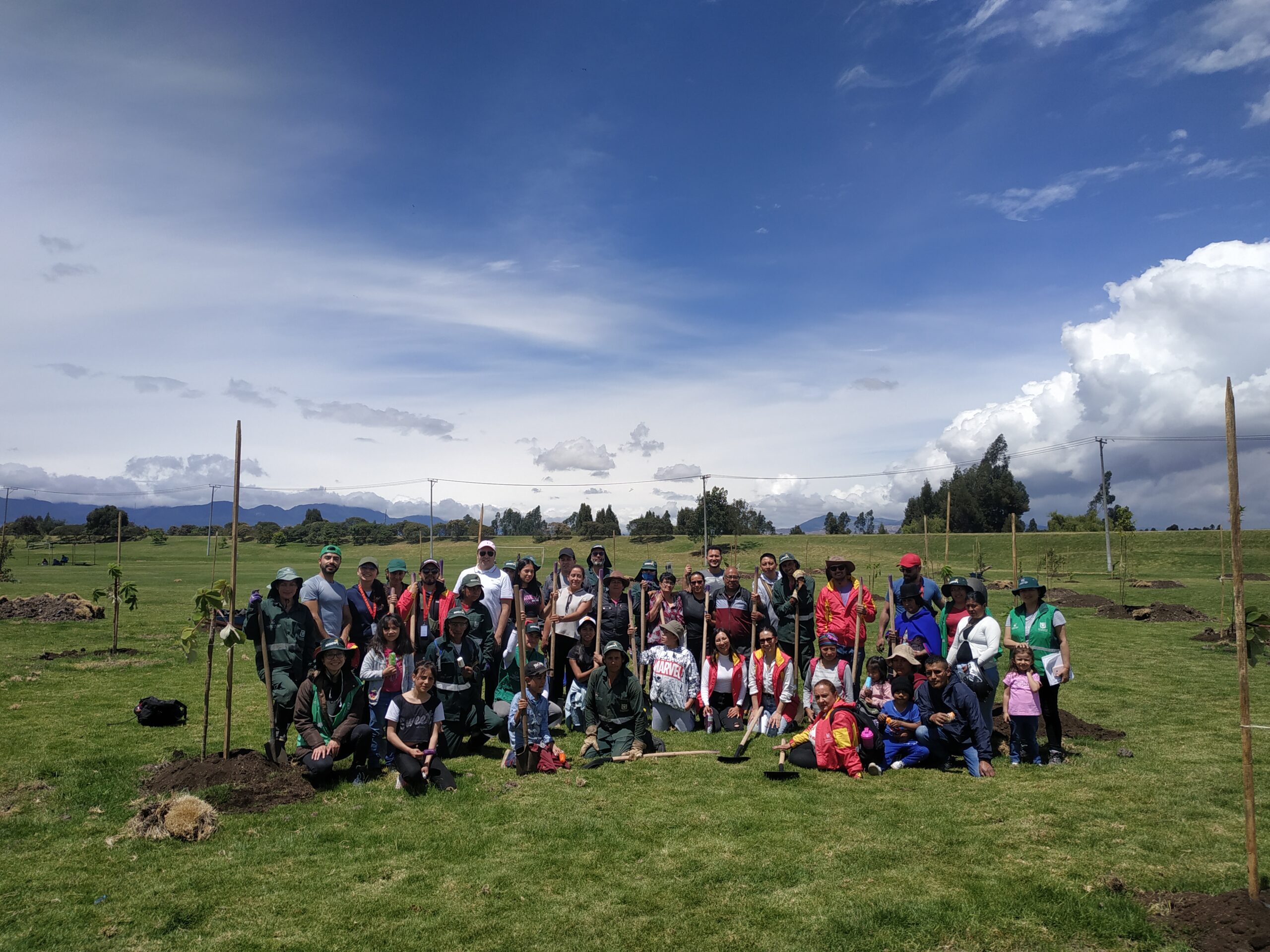 Una plantación con mensaje ancestral en Fontibón