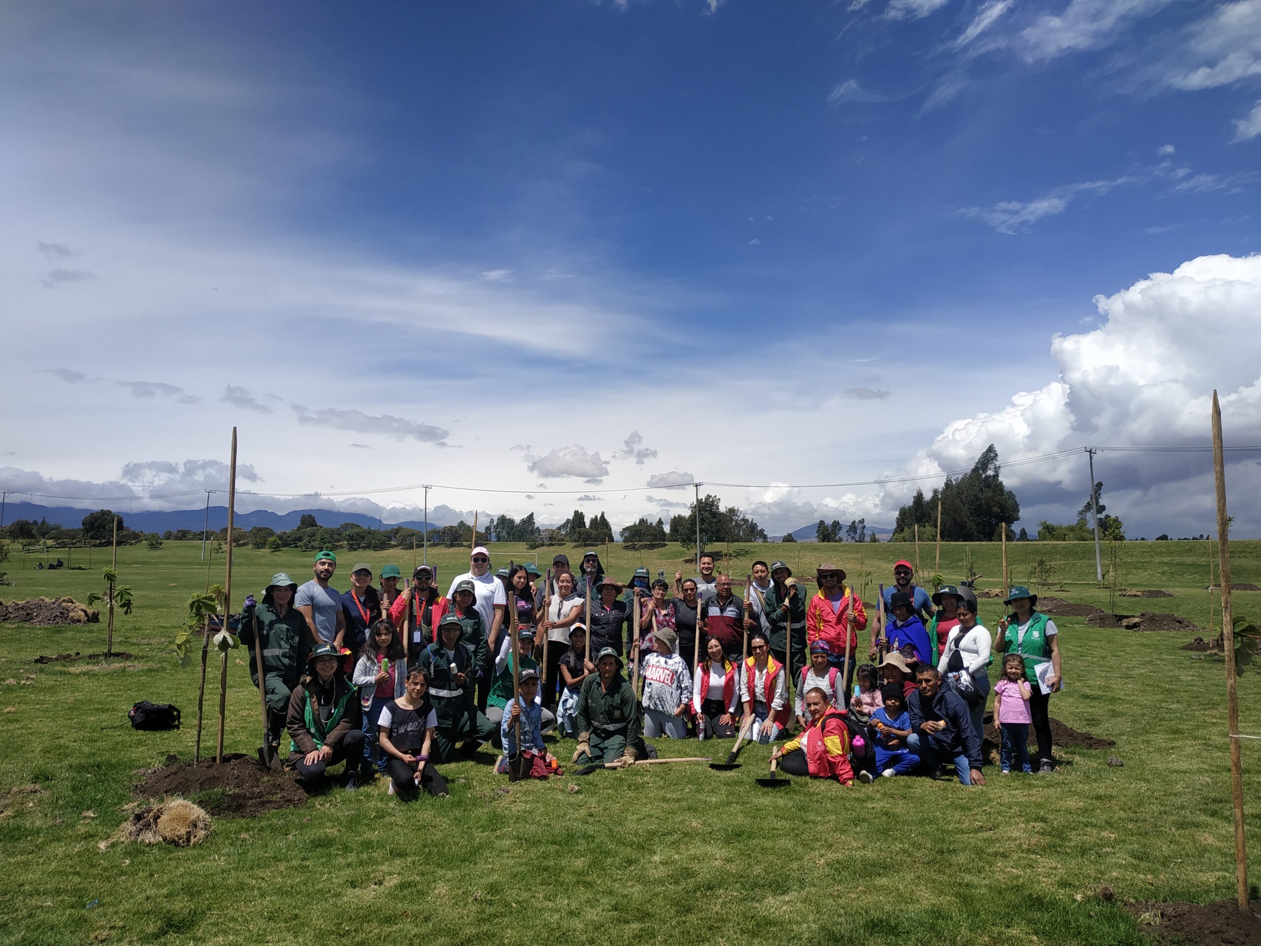 Una plantación con mensaje ancestral en Fontibón