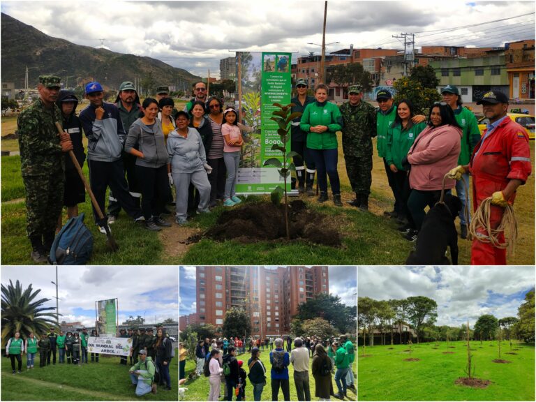 Bogotá recibió más de 740 regalos verdes el Día Mundial del Árbol