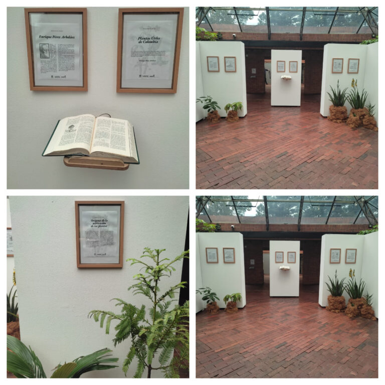 Muestra gráfica y documental del libro “Plantas Útiles de Colombia” en el Domo Educativo del Jardín Botánico de Bogotá