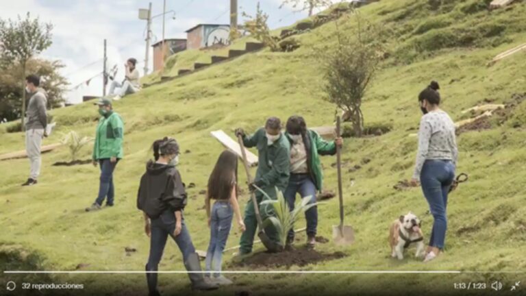 Comunidad y Jardín Botánico reverdecen el barrio Los Laches en la Localidad de Santa Fe