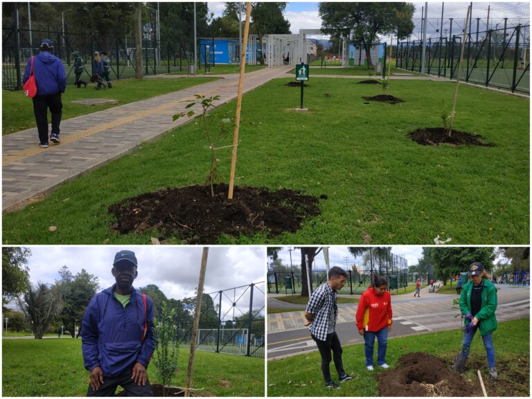La ciudadela verde de Engativá recibe más regalos arbóreos