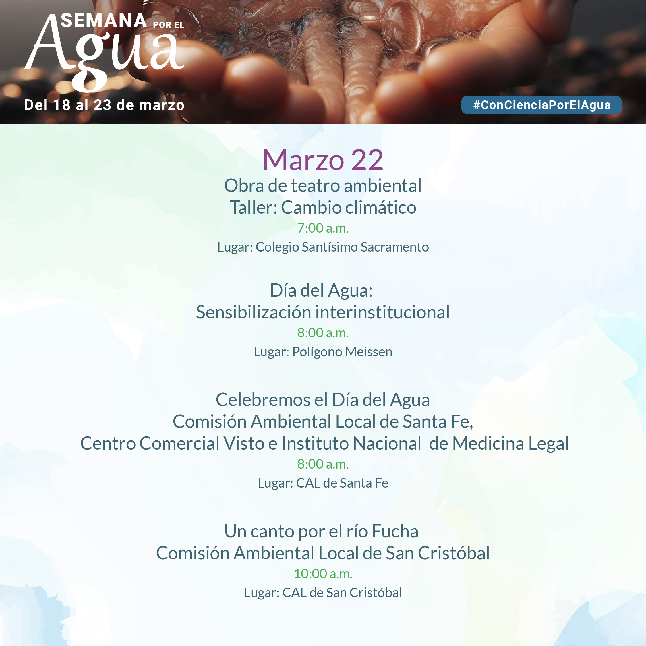 Semana del agua 2024