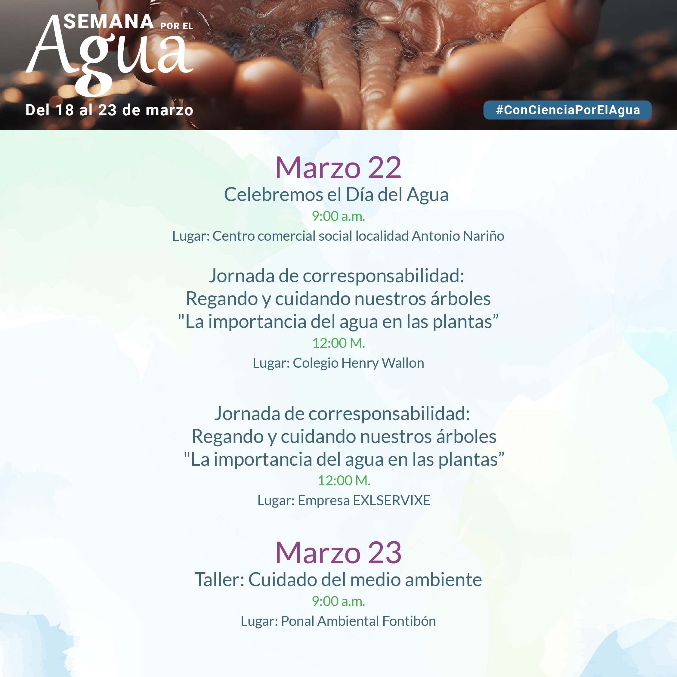 Semana del agua 2024
