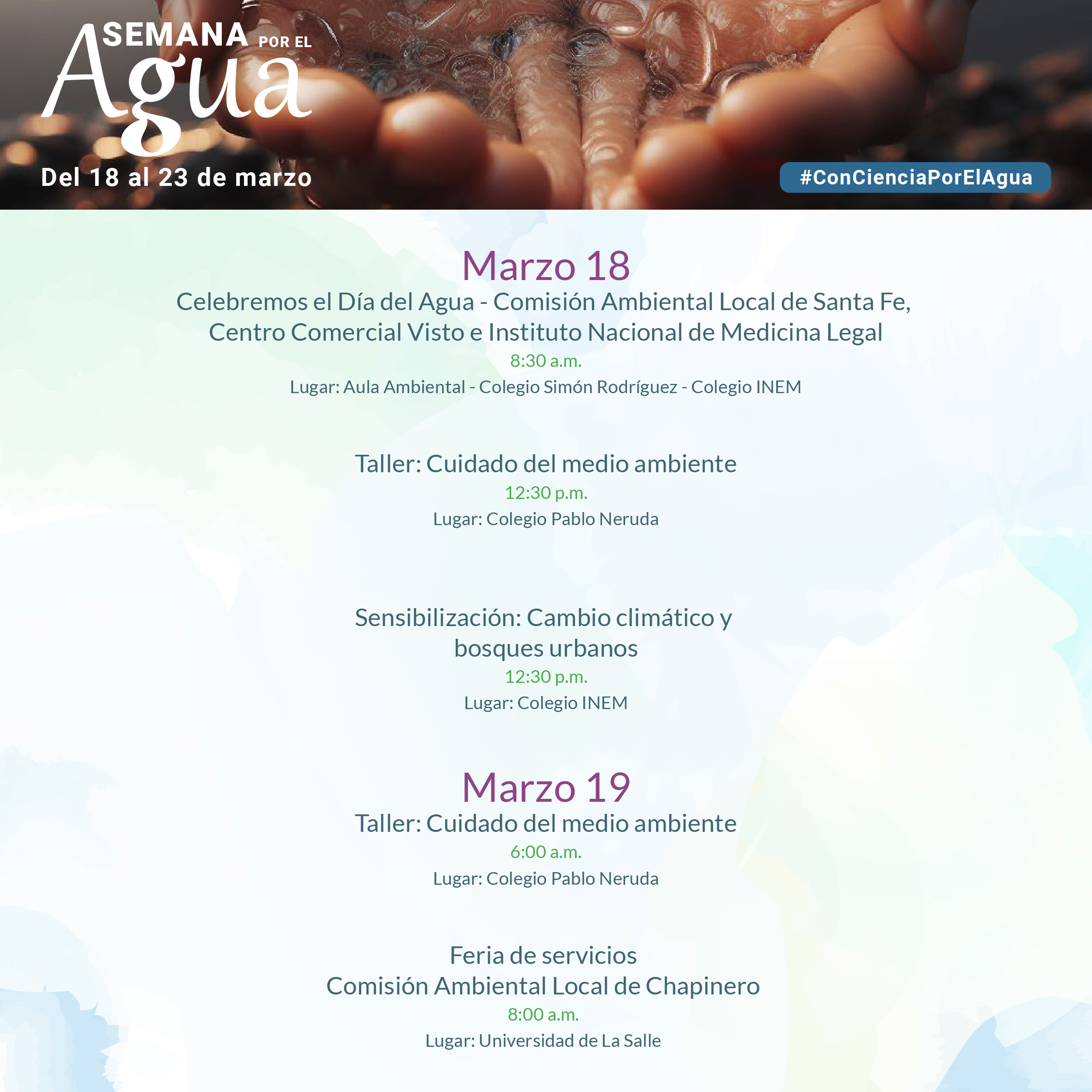 Semana del agua 2024