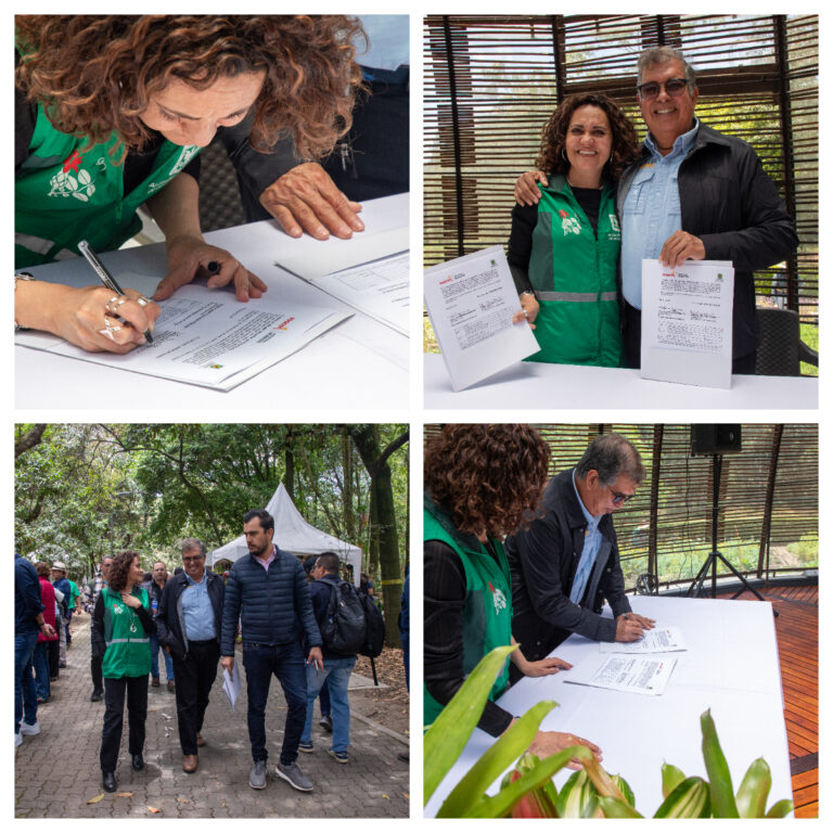 El Jardín Botánico y Conservación International firman memorando para proteger ecosistemas en Bogotá y la región