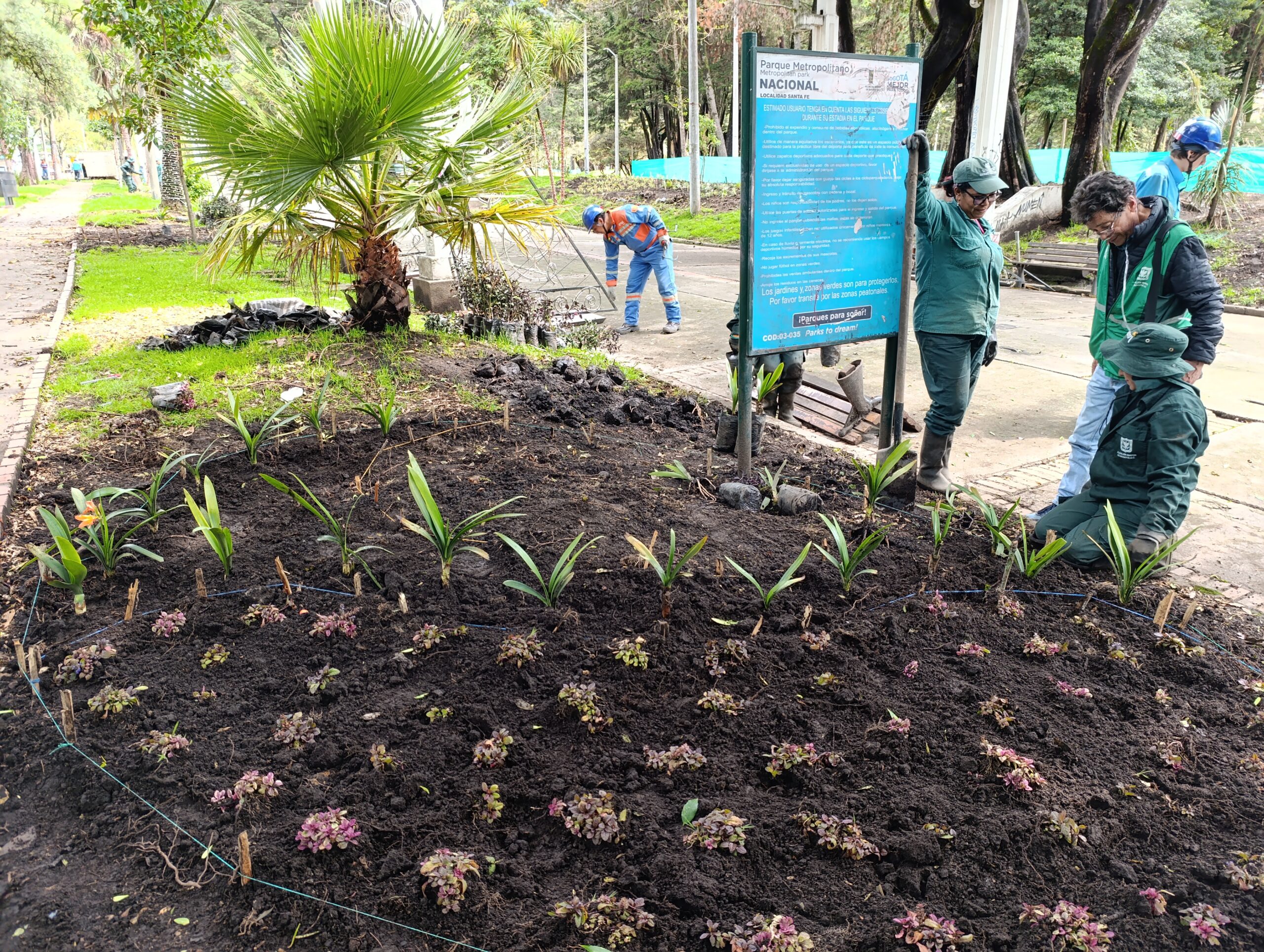 ¡El Parque Nacional estrena jardineras!