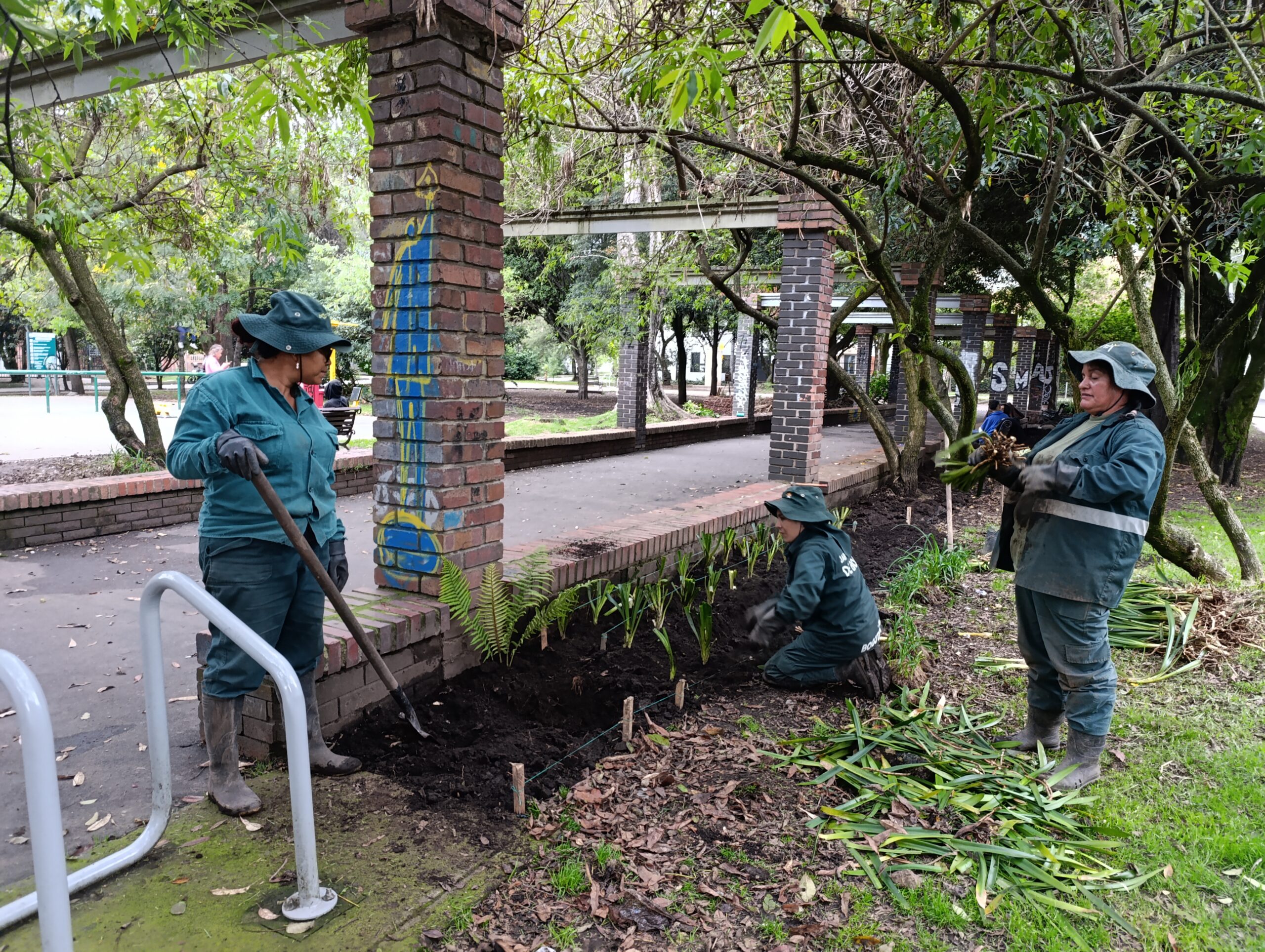 ¡El Parque Brasil recupera su icónica jardinera!
