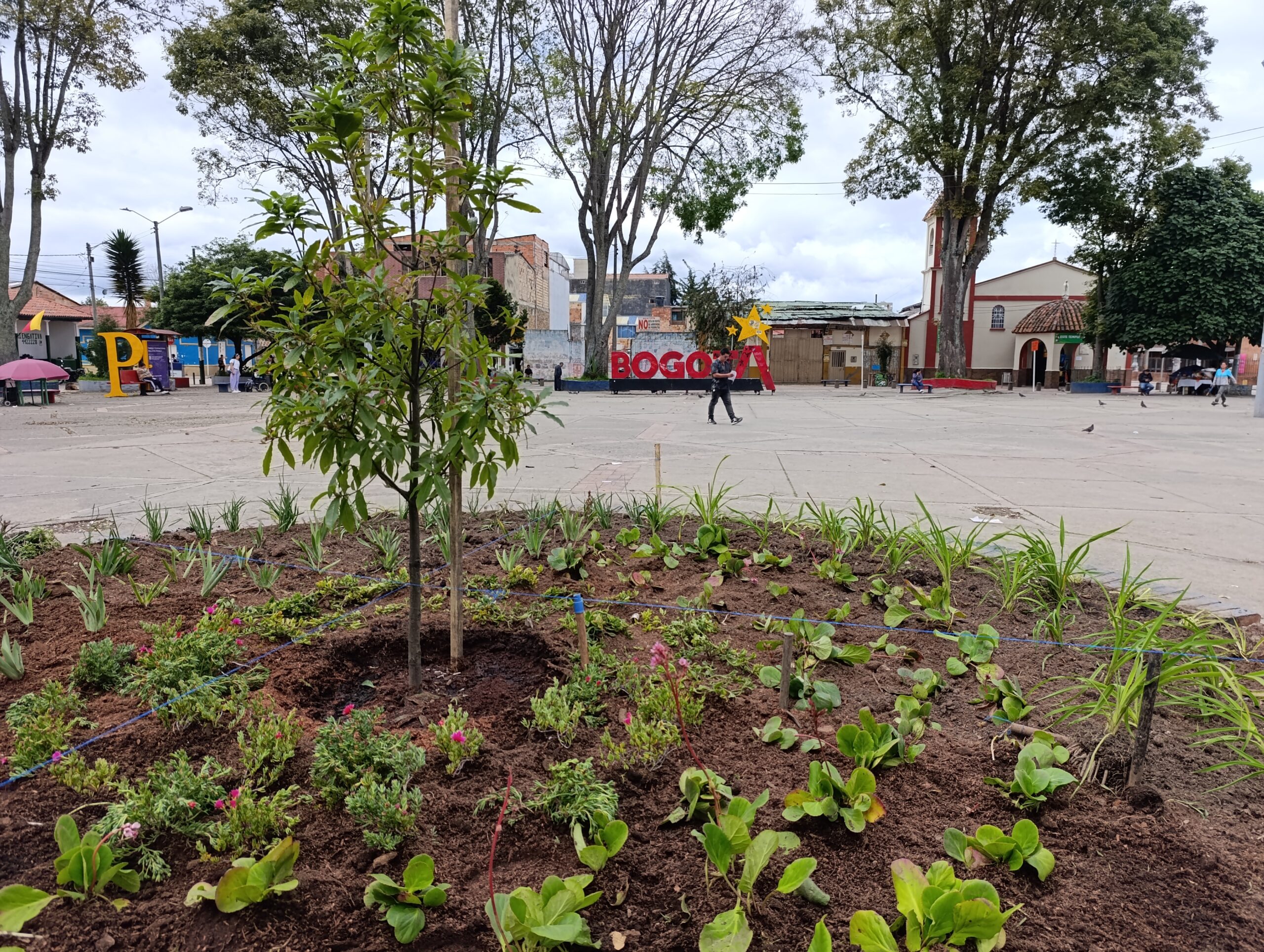 El nuevo guardián de la Plaza Fundacional de Engativá