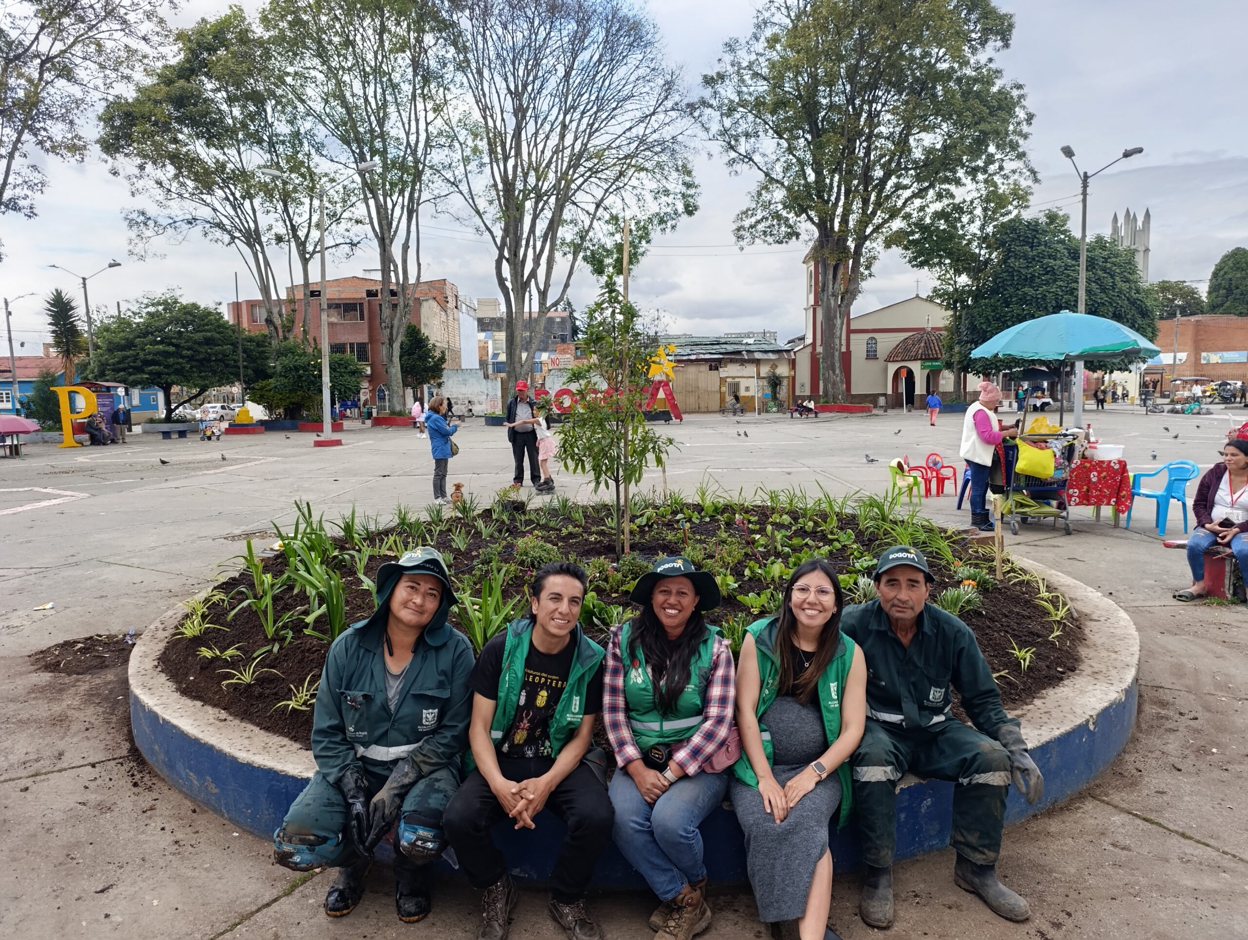 El nuevo guardián de la Plaza Fundacional de Engativá