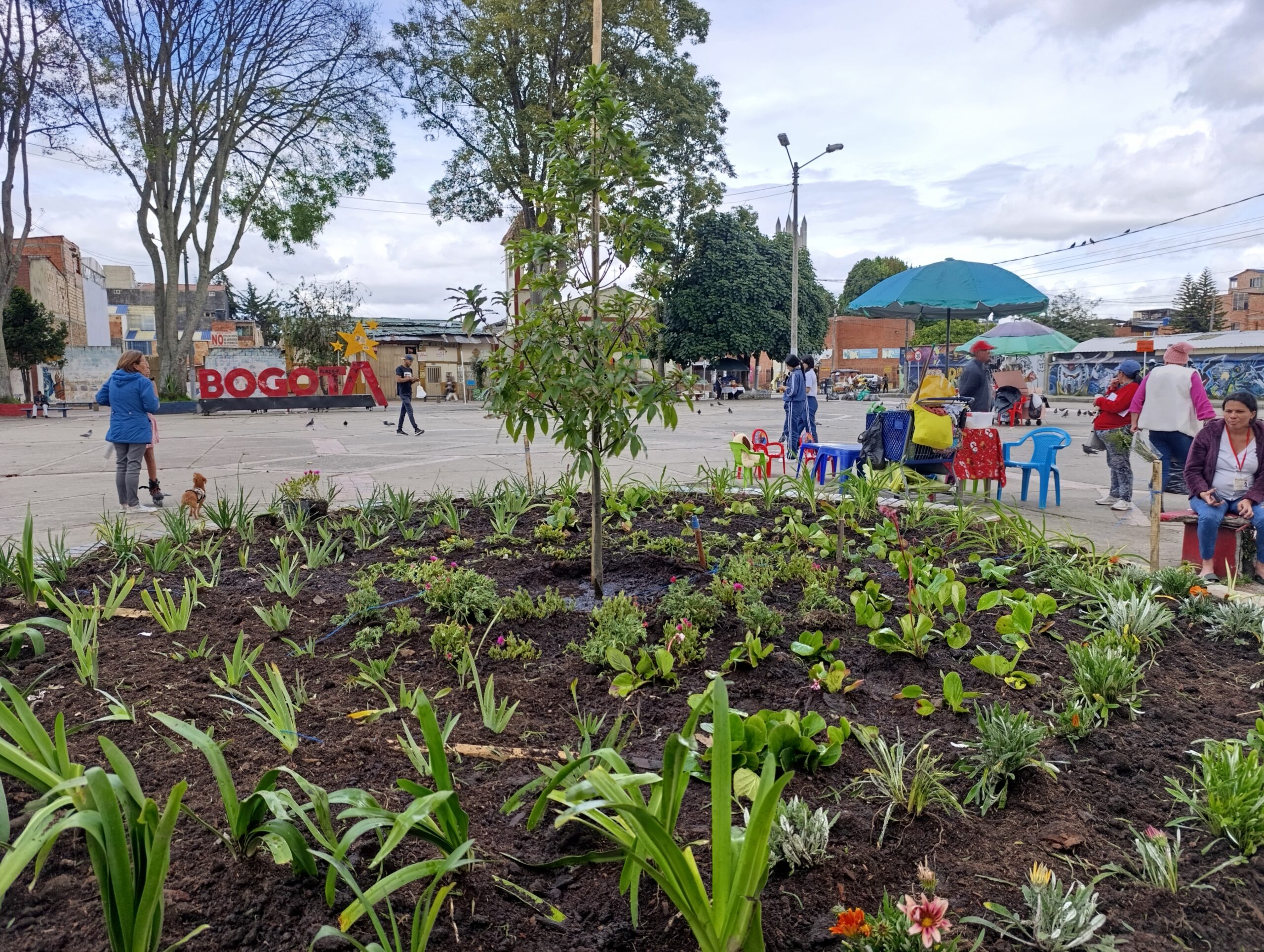 El nuevo guardián de la Plaza Fundacional de Engativá