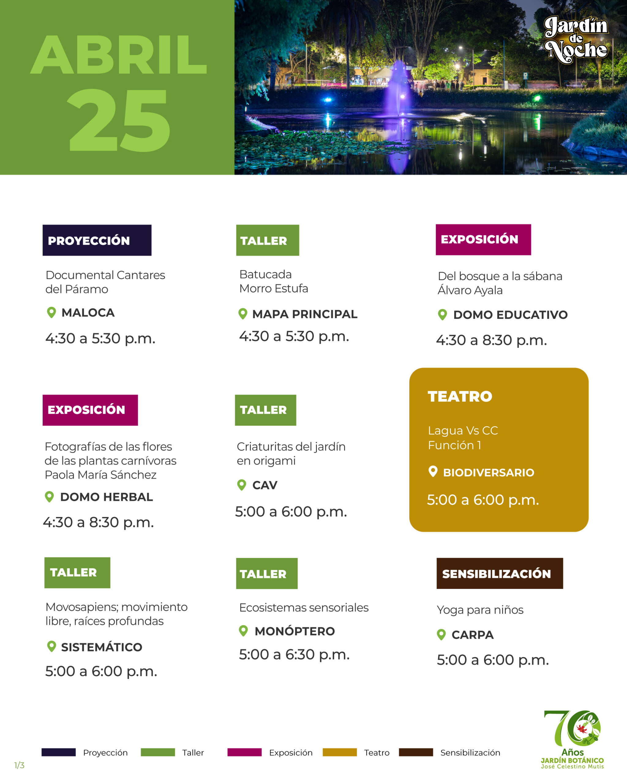 Jardinde noche abril agenda 1