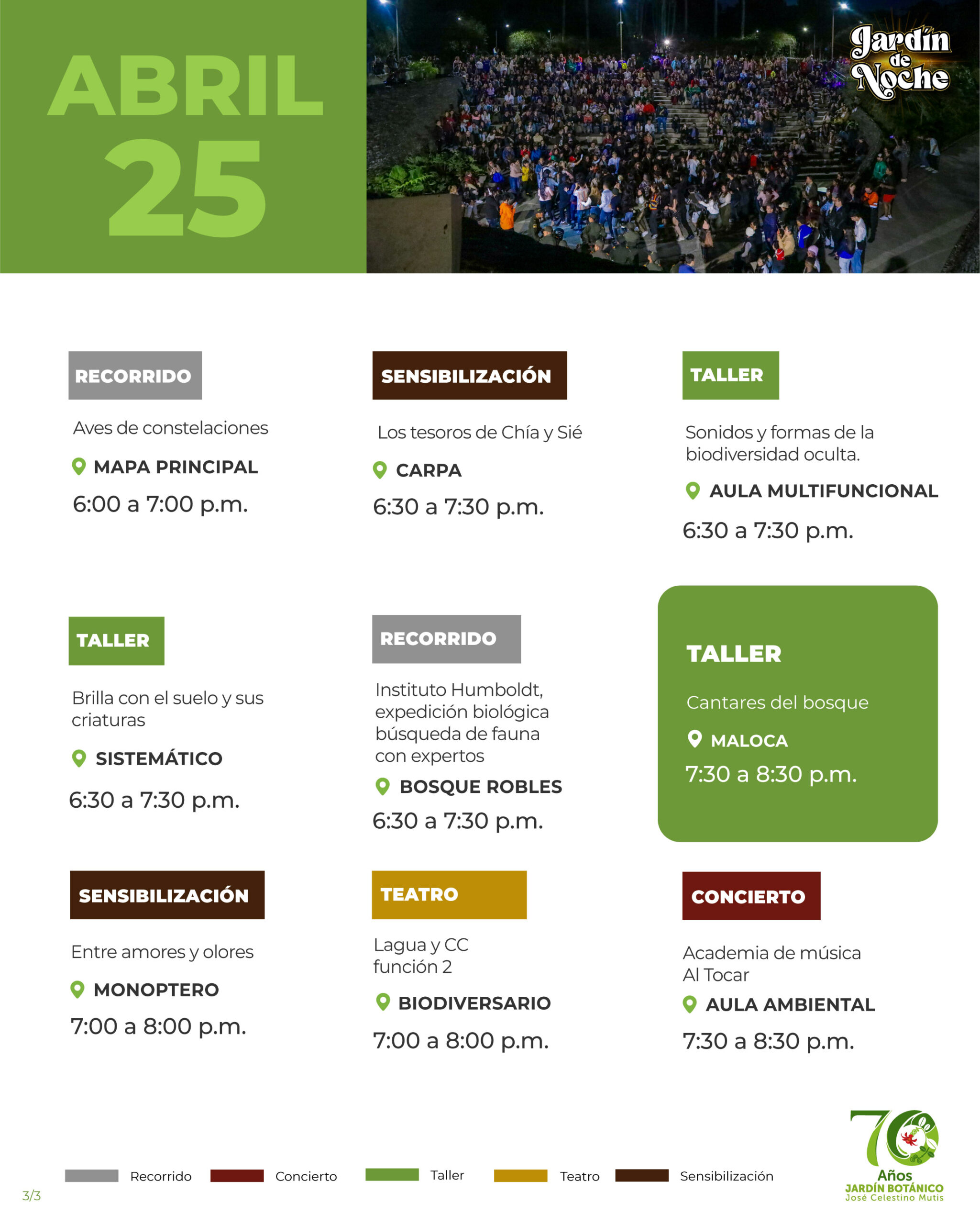 Jardinde noche abril agenda 3