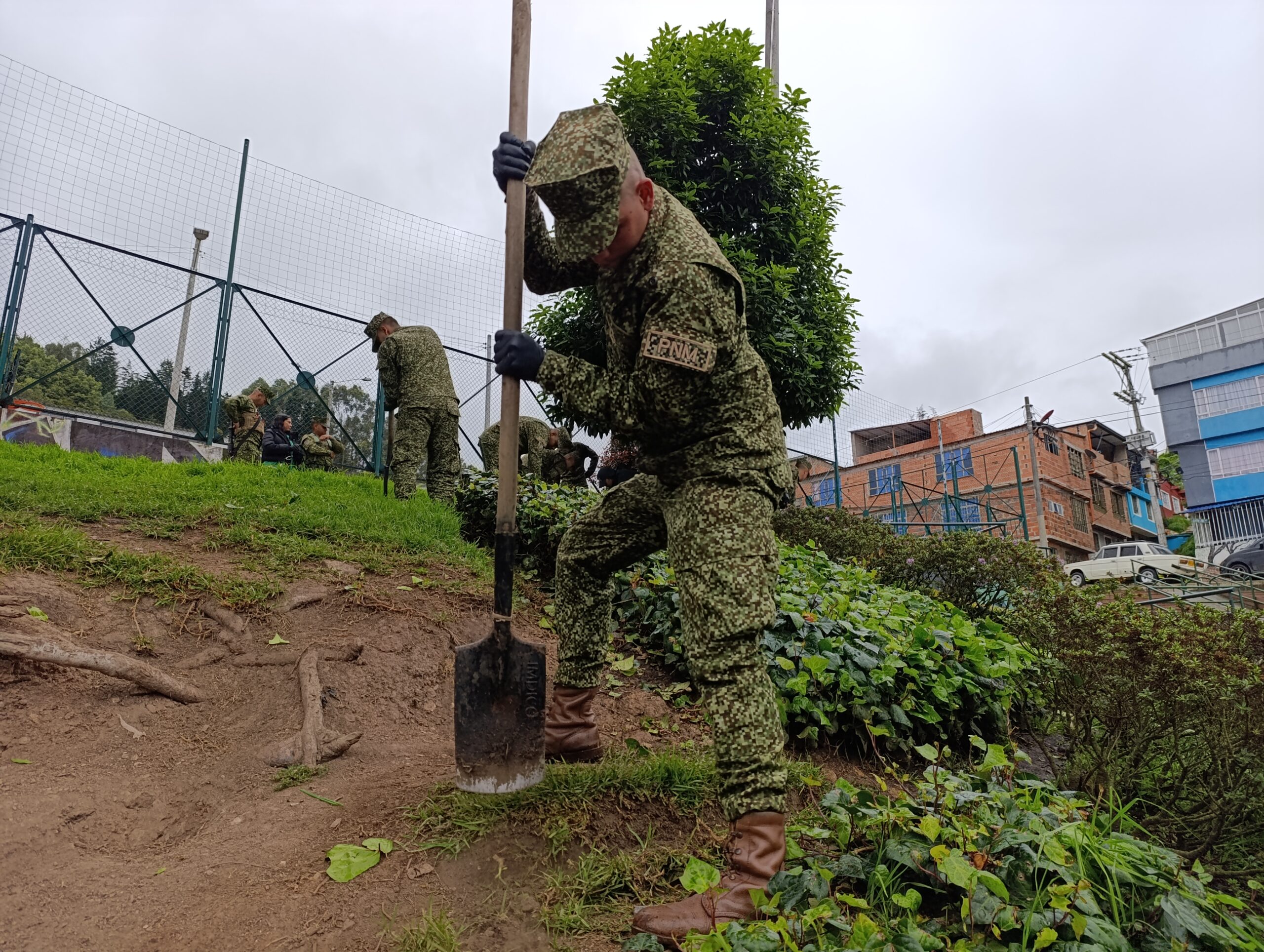 Historias del verde urbano: ¡Soldados de la Infantería de Marina de Colombia se convirtieron en jardineros!