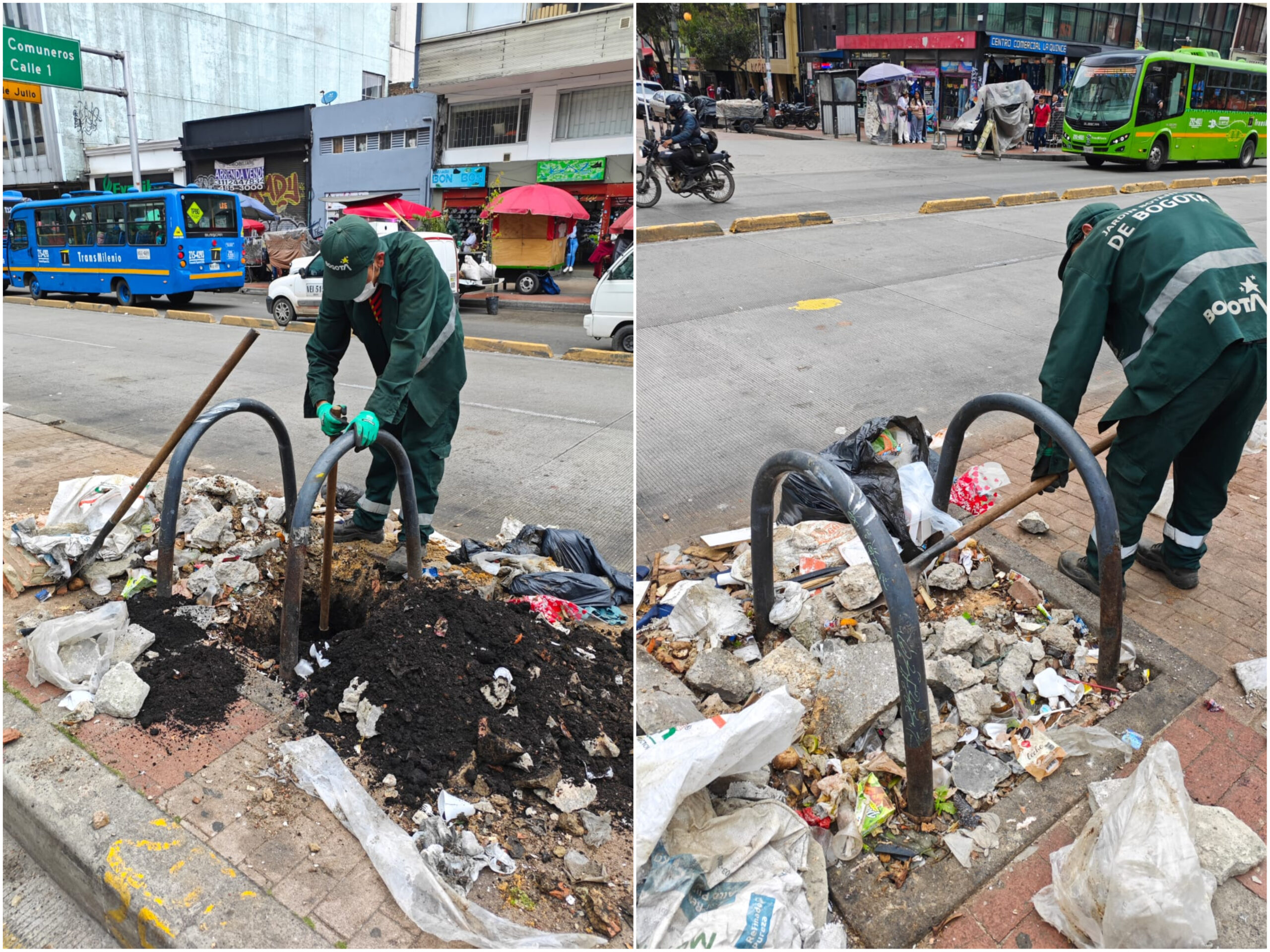 Historias del verde urbano: ¡El verde de la carrera Décima sigue en ascenso!
