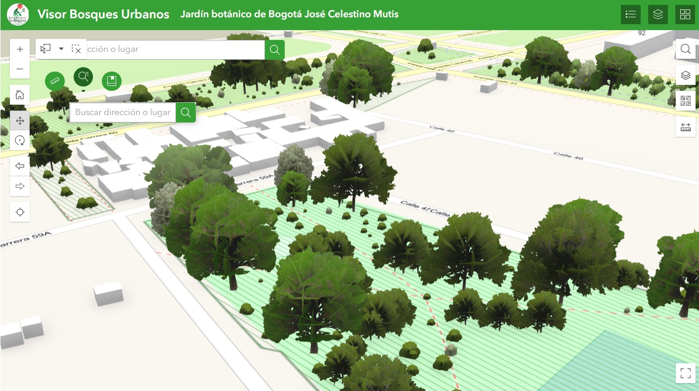 Historias del verde urbano : Los bosques urbanos de Bogotá ya cuentan con su propio geoportal de datos abiertos
