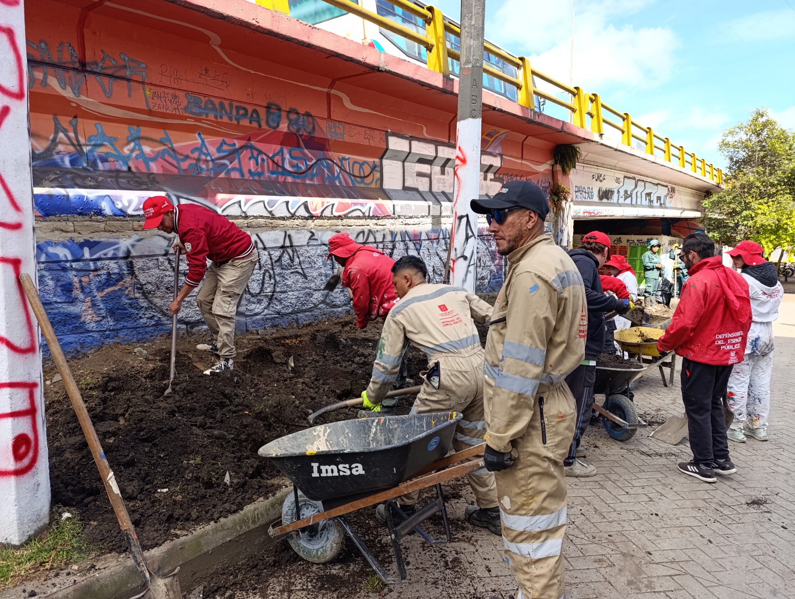Historias del verde urbano: La transformación verde del puente vehícular de la calle 53 con carrera 30