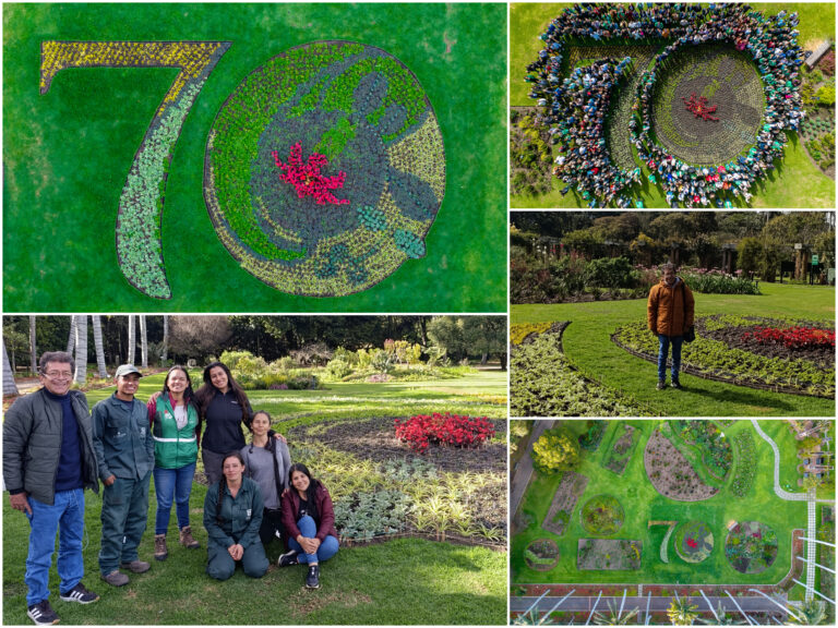 Historias del verde urbano: El lienzo floral que honra los 70 años del Jardín Botánico de Bogotá