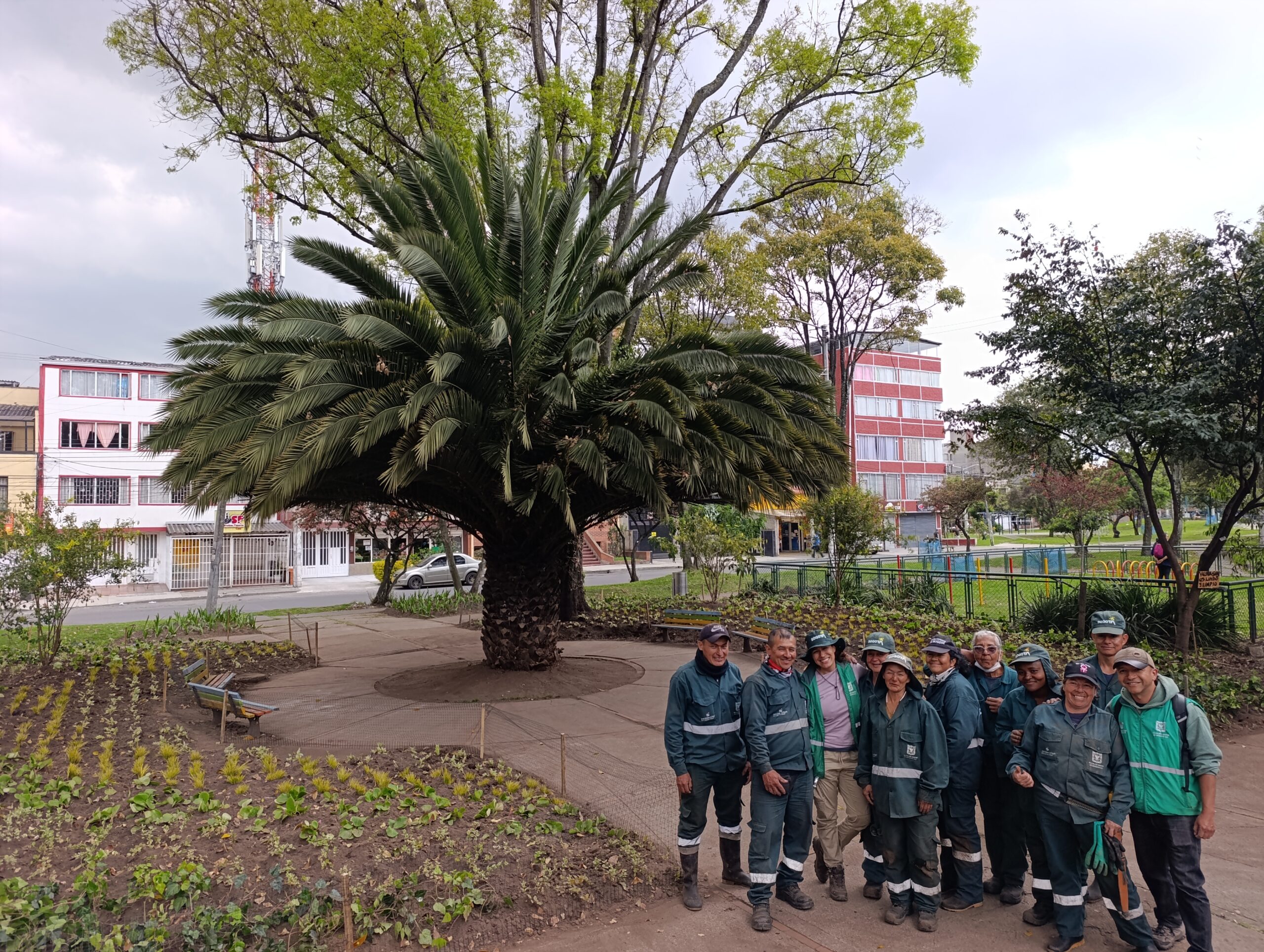 Historias del verde urbano: Veraguas Central: un parque de Puente Aranda que recuperó sus jardineras
