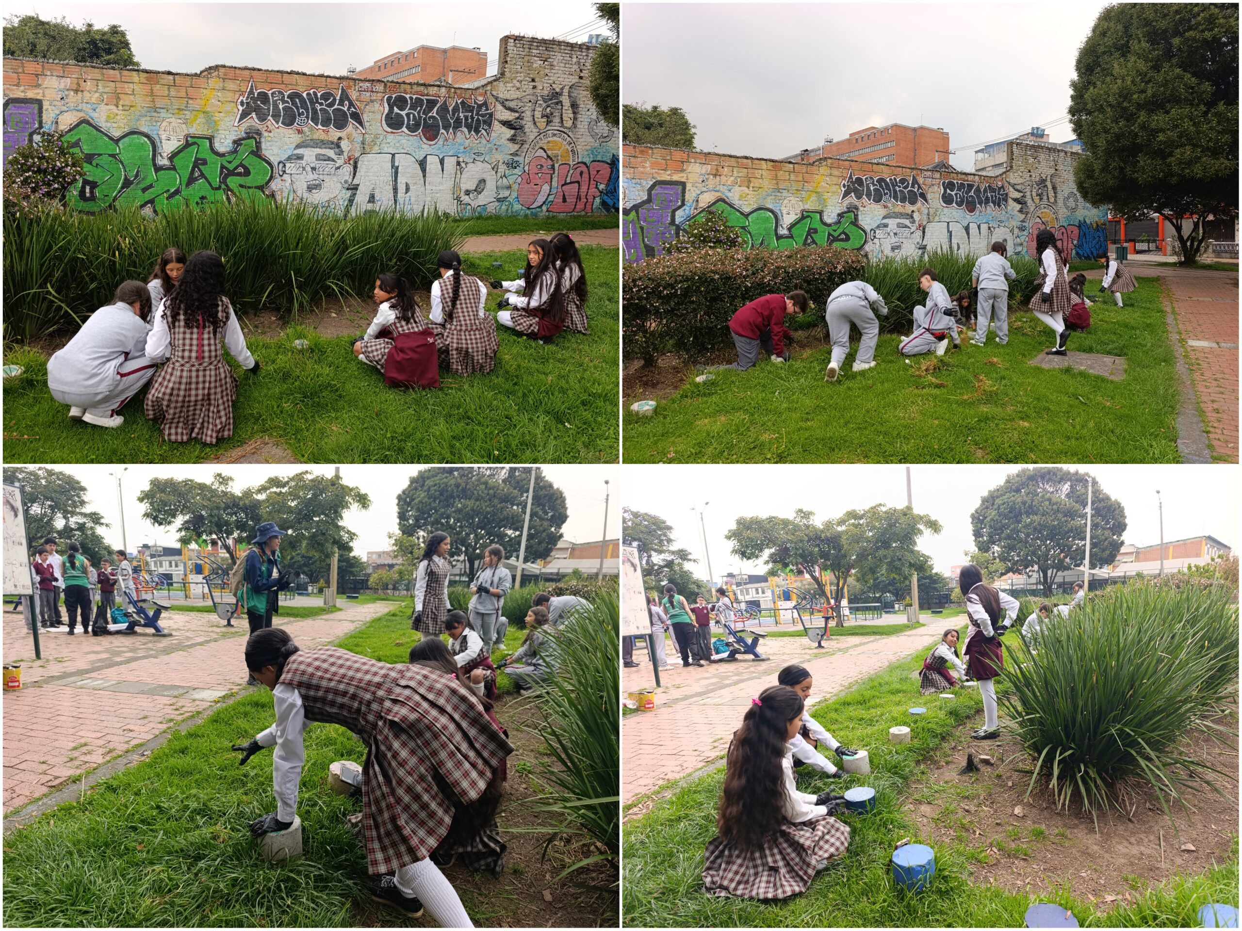 Historias del verde urbano: Los pequeños padrinos de la ‘serpiente jardinera’ del Sosiego