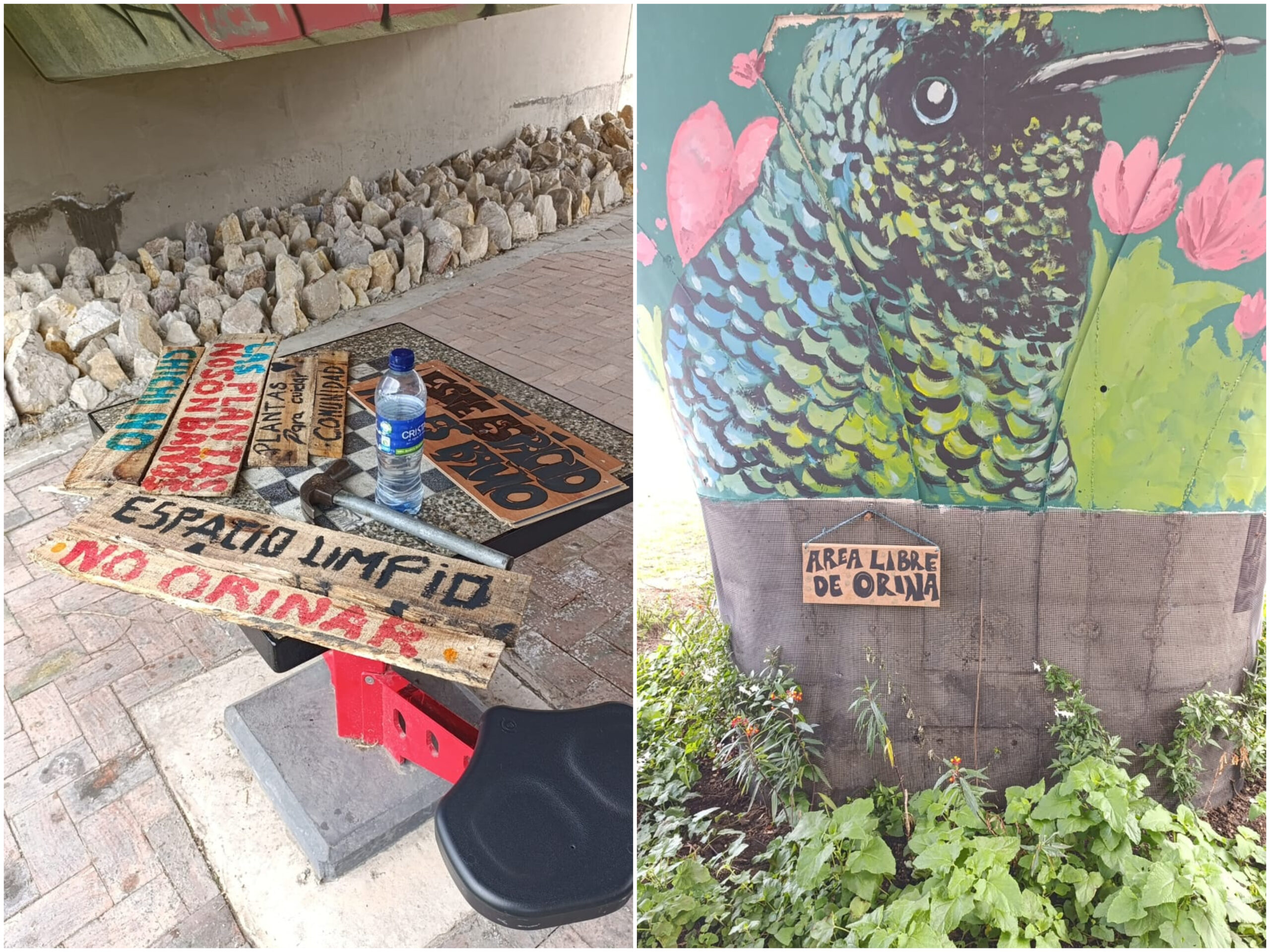 Historias del verde urbano: ‘Señalética de cuidado’ en los jardines biodiversos de los puentes de la calle 127 con avenida Boyacá Historias del verde urbano: ‘Señalética de cuidado’ en los jardines biodiversos de los puentes de la calle 127 con avenida Boyacá