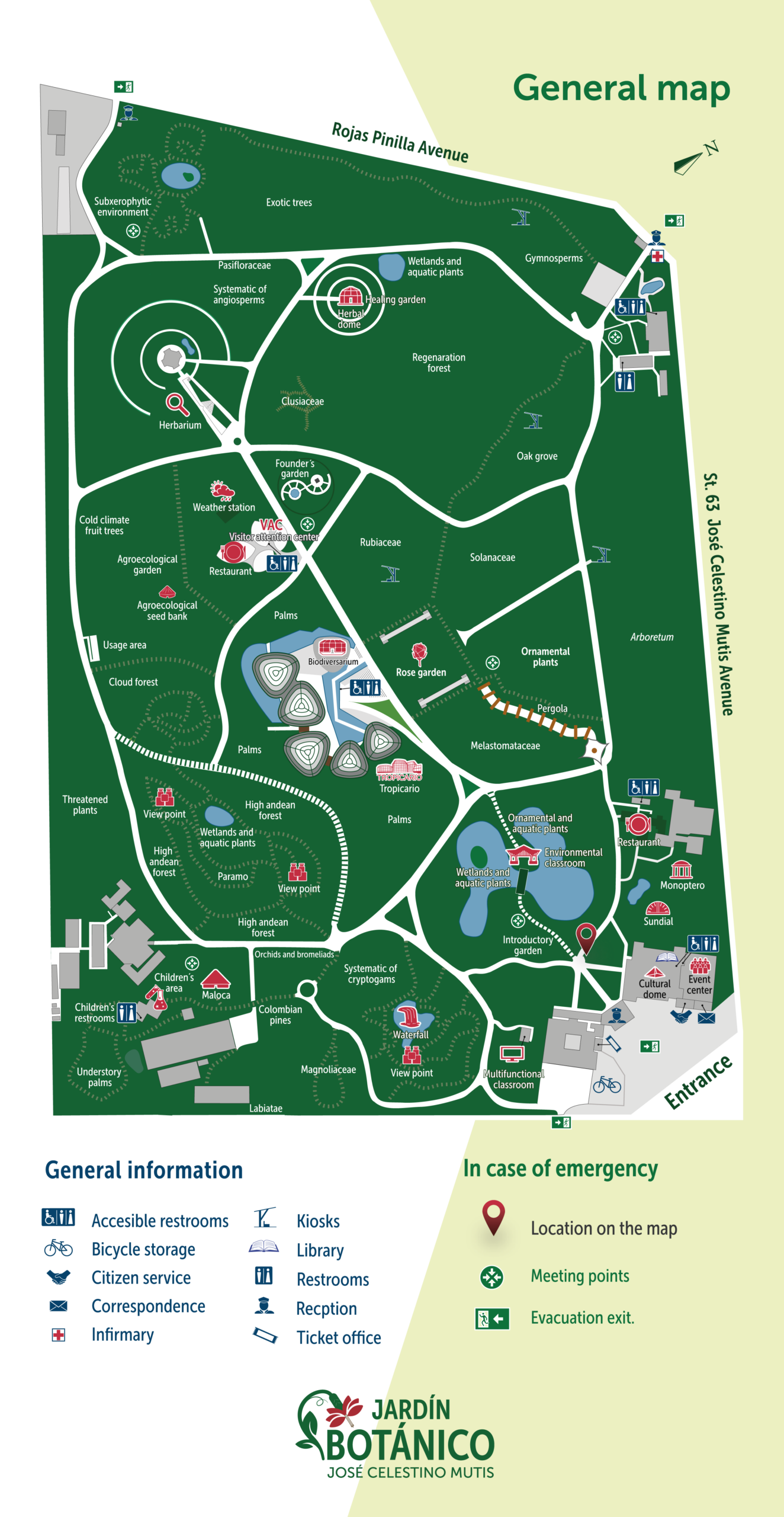 Mapa recorridos en ingles 2026 - Ingles