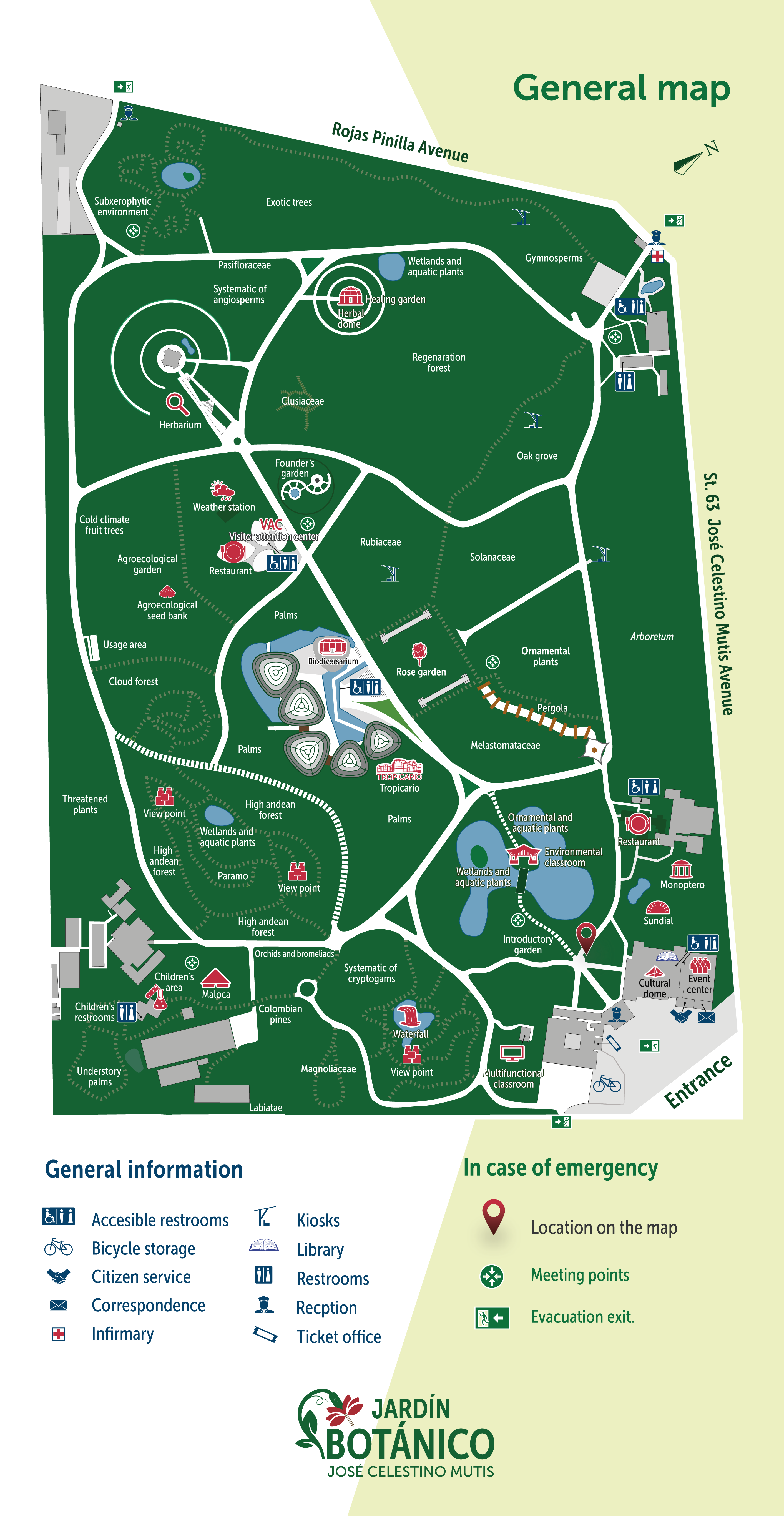 Mapa recorridos en ingles 2026 - Ingles
