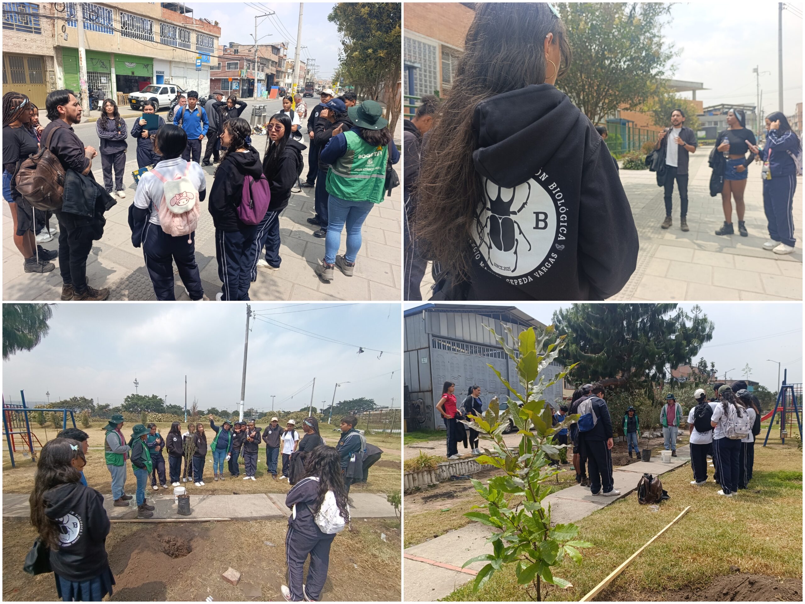 Historias del verde urbano: Plantación y clase de botánica en la ronda del río Tunjuelo