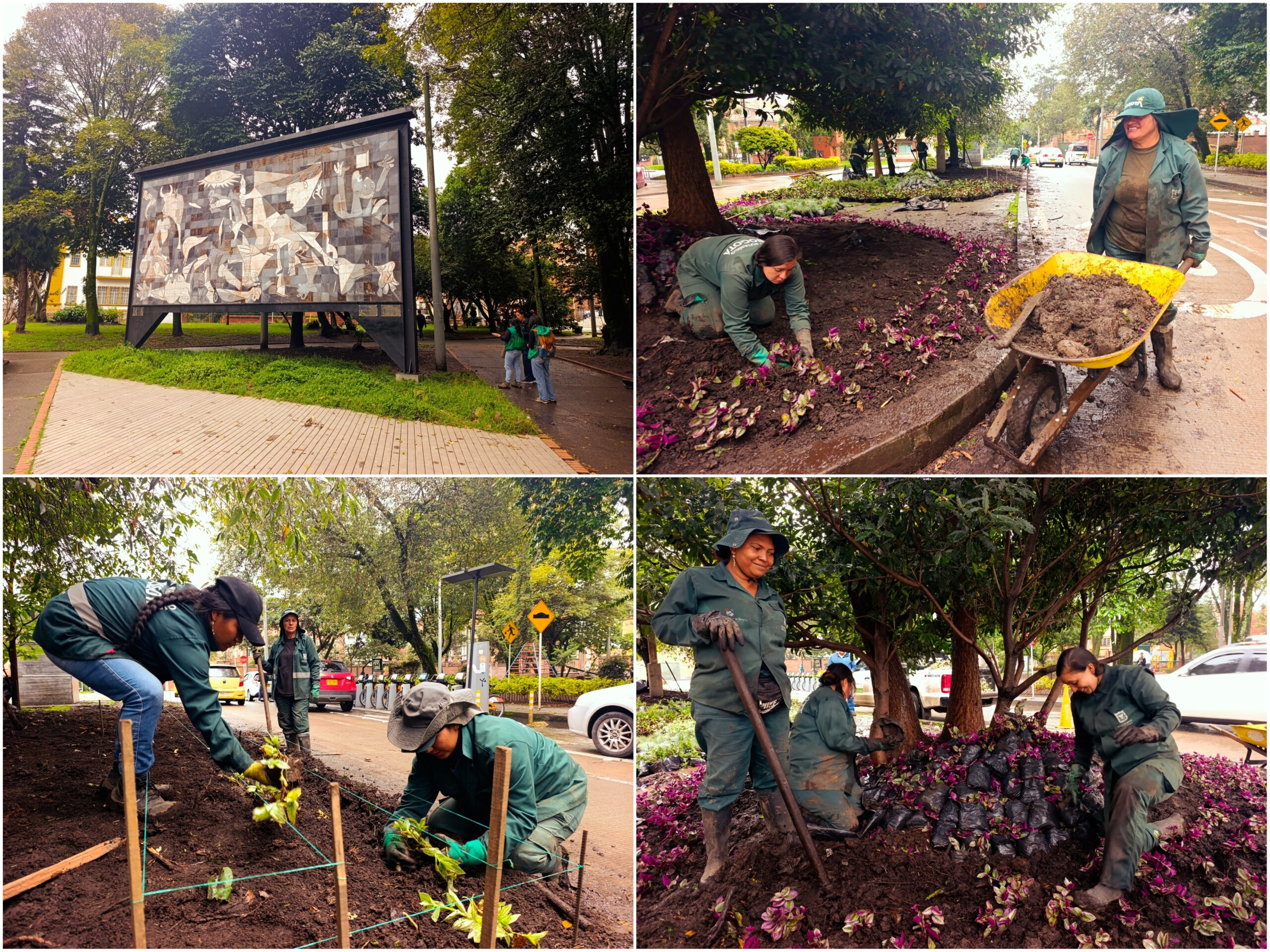 Historias del verde urbano: El nuevo lienzo floral del parque Guernika