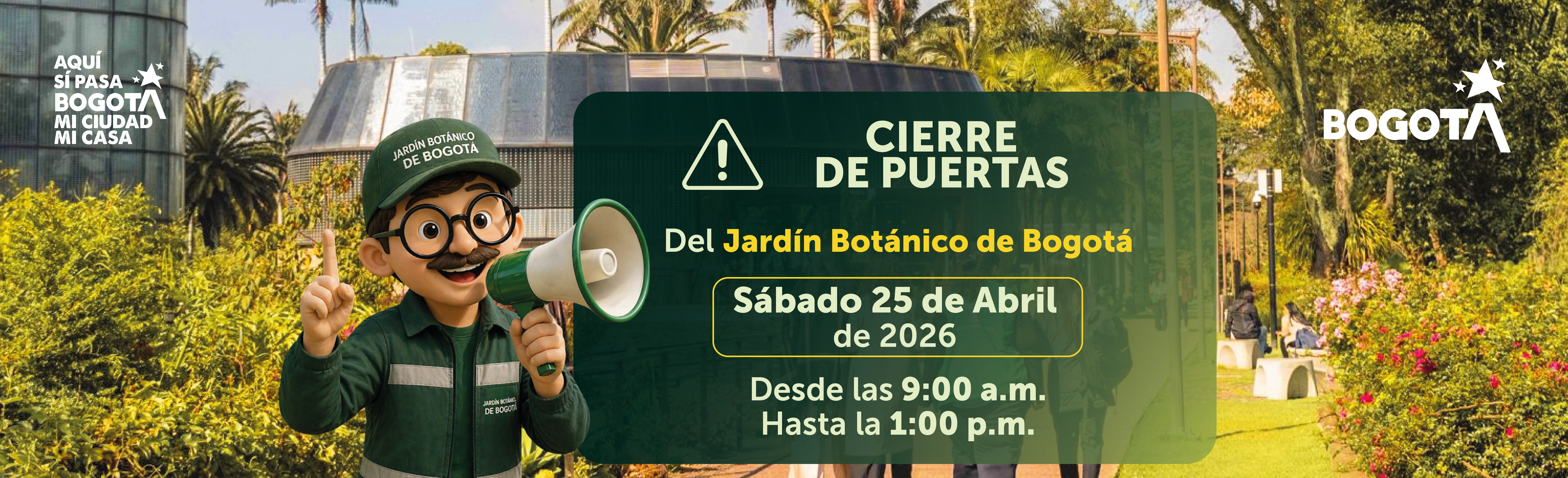 Horario especial 25 de abril 2026