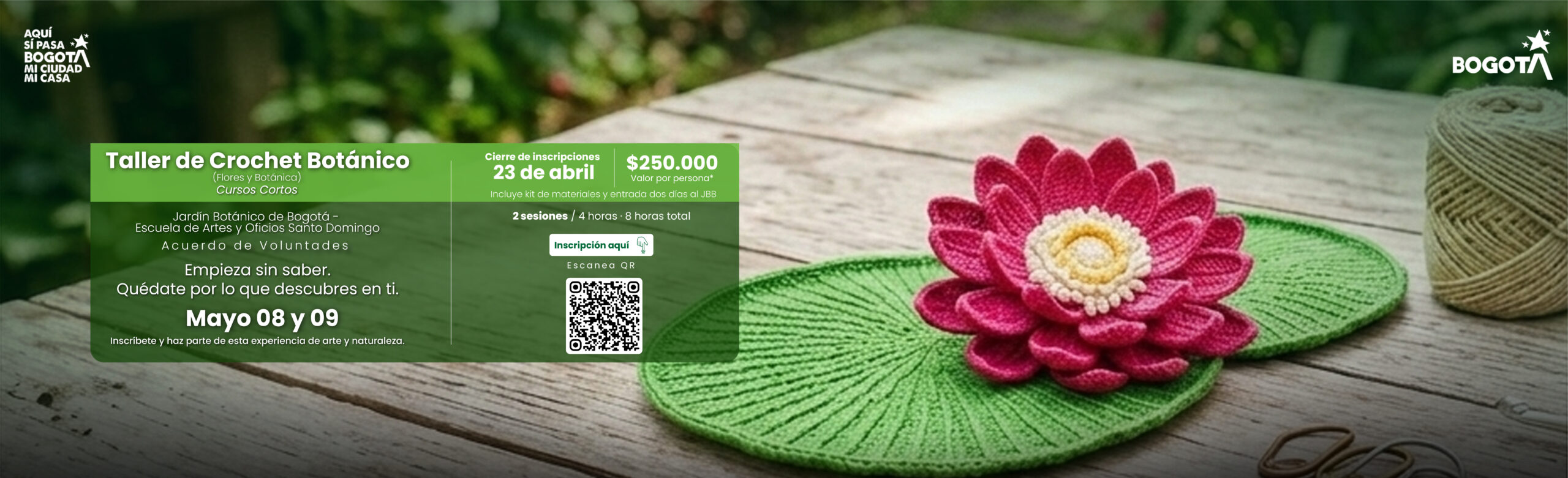 Banner tejido crochet