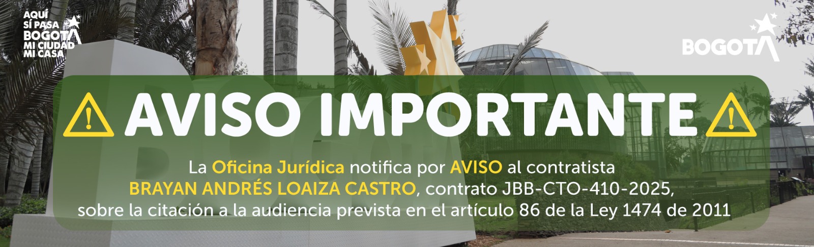 aviso notificacion