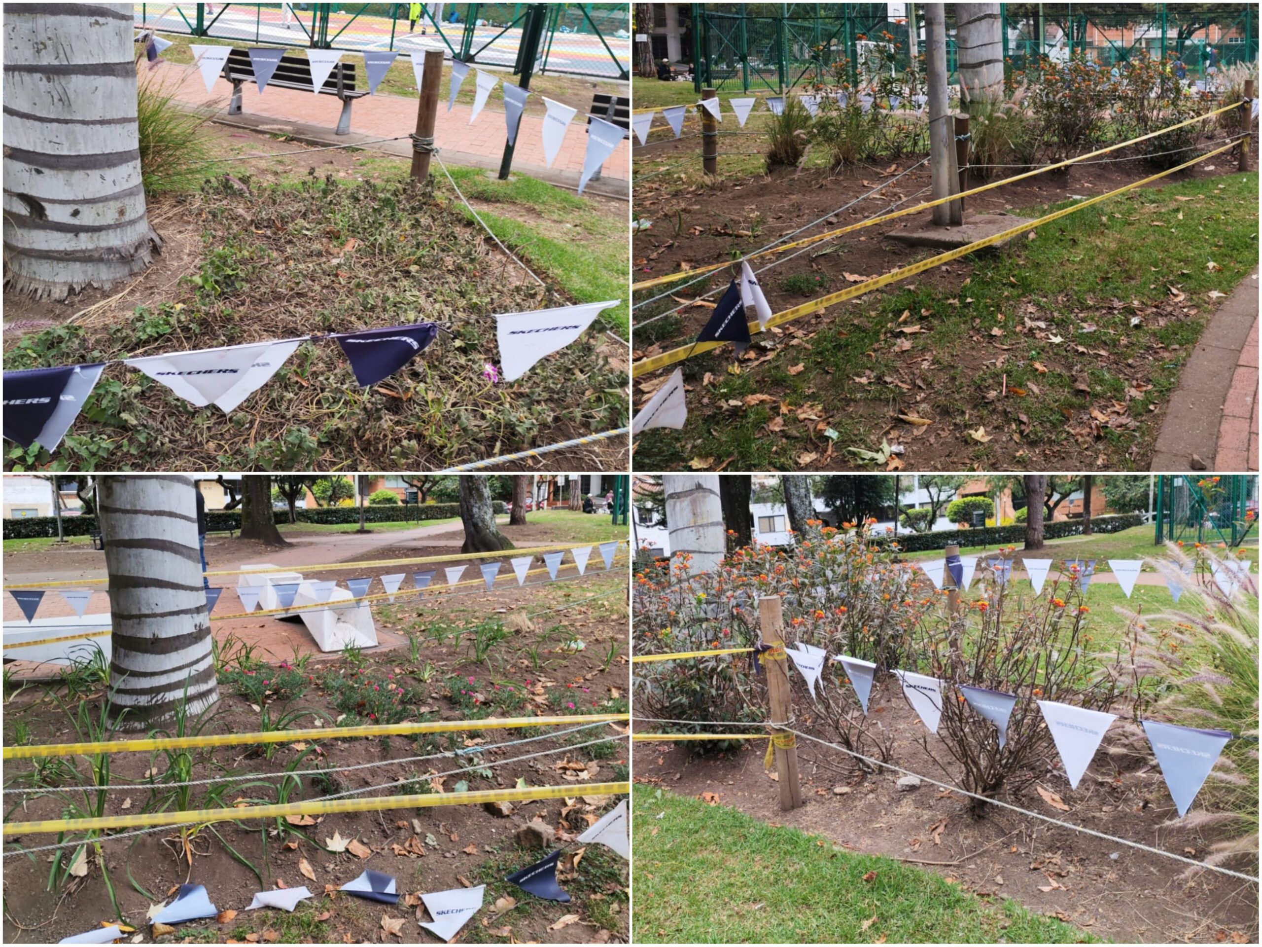 Historias del verde urbano: Las jardineras del parque El Nogal vuelven a florecer Historias del verde urbano: Las jardineras del parque El Nogal vuelven a florecer